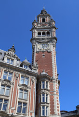 Fototapeta na wymiar Clock tower of Lille, France