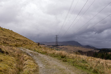 The mountain scenery along the West Highland Way Scotlands oldest long distance walking trail