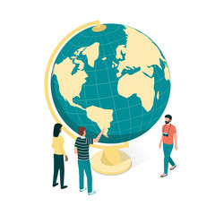 Traveling around the world