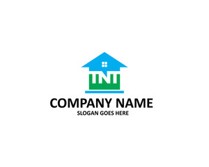 tnt letter house logo