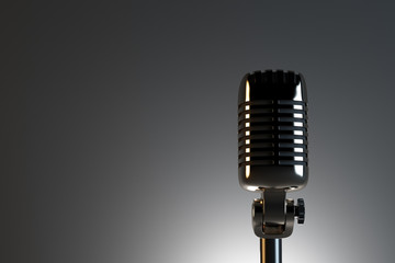 Fototapeta premium Retro mic