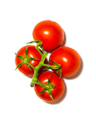 Vegetables: Tomato Isolated on White Background