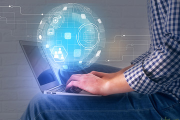 Global communication concept