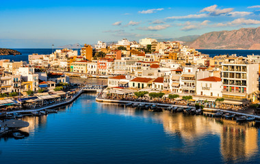 Fototapeta na wymiar Agios Nikolaos, Crete, Greece.