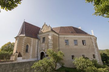 Fototapeta na wymiar Main gate of Renaissance Castle Drosendorf