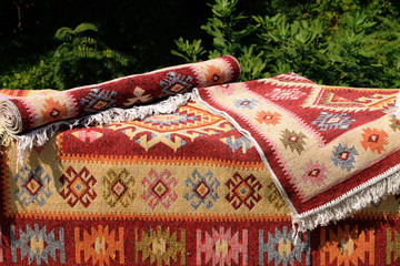 Traditional Bosnian handmade carpets 