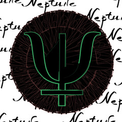 Neptune - astrological symbol
