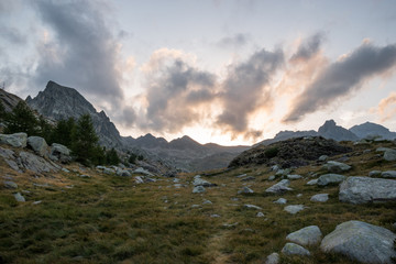 Landscape Mercantour French Alps