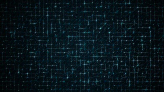 Dark Wavy Net - Looping Animated Background