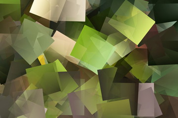 Hintergrund, Mosaik in Grüntönen