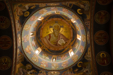 Fototapeta na wymiar The interior of the monastery Kovilj