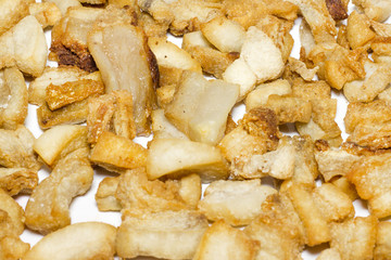 Crispy Pork Skin. Snack thai food.