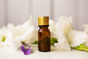 Obraz na płótnie Canvas Bottle of Essential Oil for Aromatherapy