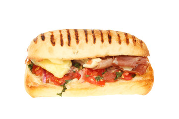 Panini sandwich isolated