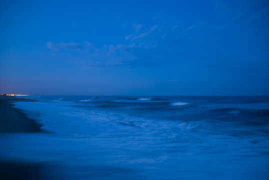 Beach At Blue Hour