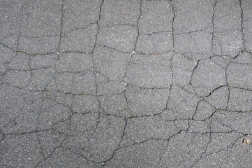 Frostschaden an Asphalt