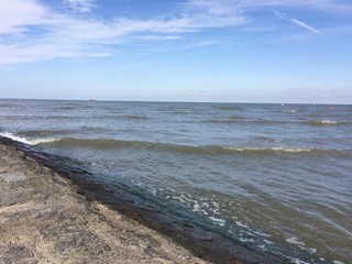 Blick auf die Nordsee von Steindamm
