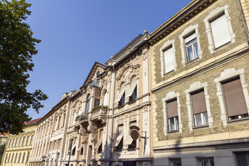 Fototapeta na wymiar Houses of Szeged