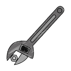 wrench tool isolated icon vector illustration design