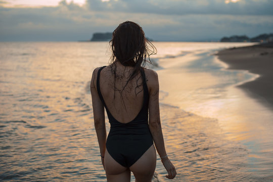 sunset girl
