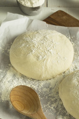 Raw Organic White Pizza Dough Ball