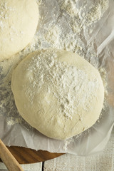Raw Organic White Pizza Dough Ball