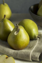 Raw Green Organic Seckel Pears