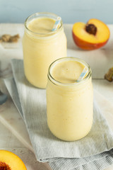 Healthy Homemade Peach Smoothie