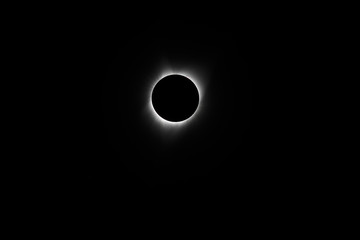 2017 Total Solar Eclipse From the Centerline, Salem Oregon, Marion County - Totality Begins