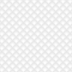 White seamless geometric pattern. Vector background