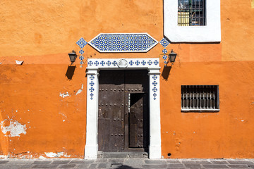 Orange Colonial Architecture
