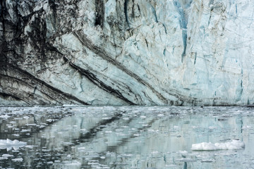 Moraine Reflection, Marjerie Glacier, Glacier Bay