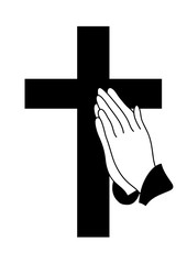 Vector Praying Hands