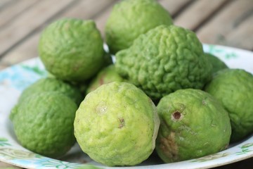 kaffir lime at market