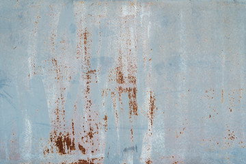 metal wall with rust