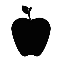 apple fresh fruit icon vector illustration design