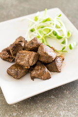 beef steak with vegetable