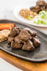 beef steak with vegetable
