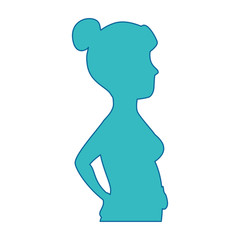 woman pregnant silhouette icon vector illustration design