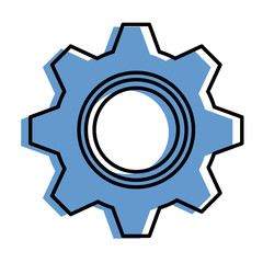 gears machinery isolated icon vector illustration design
