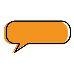 speech bubble message icon vector illustration design