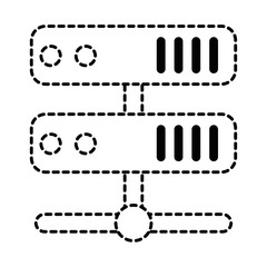server data center icon vector illustration design
