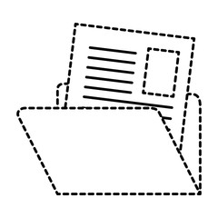 Fototapeta premium folder document isolated icon vector illustration design