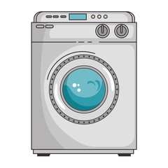 washer machine isolated icon vector illustration design