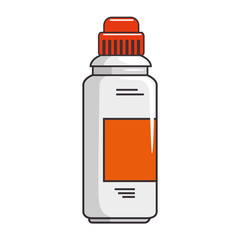 cleaner bottle laundry product vector illustration design