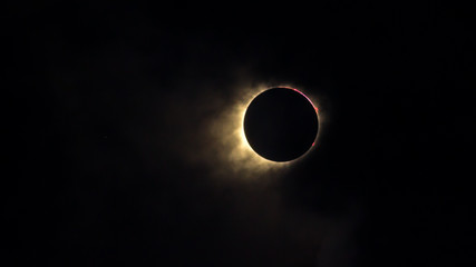 The Great American Eclipse. Captured in Marion, KY with partial cloud cover.