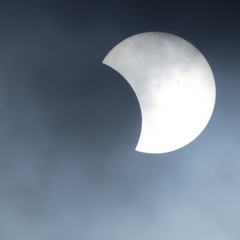 The Great American Eclipse. Captured in Marion, KY with partial cloud cover.