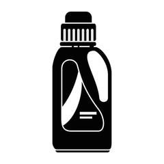 cleaner bottle laundry product vector illustration design