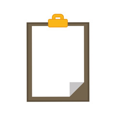 colorful writing board over white background vector illustration