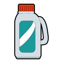 cleaner bottle laundry product vector illustration design